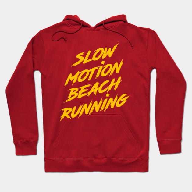 Slow Motion Beach Running Hoodie by Melonseta